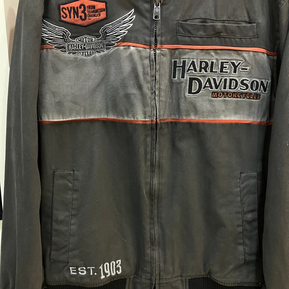 할리데이비슨 모터사이클 코튼 레이싱 자켓 S 상품이미지4