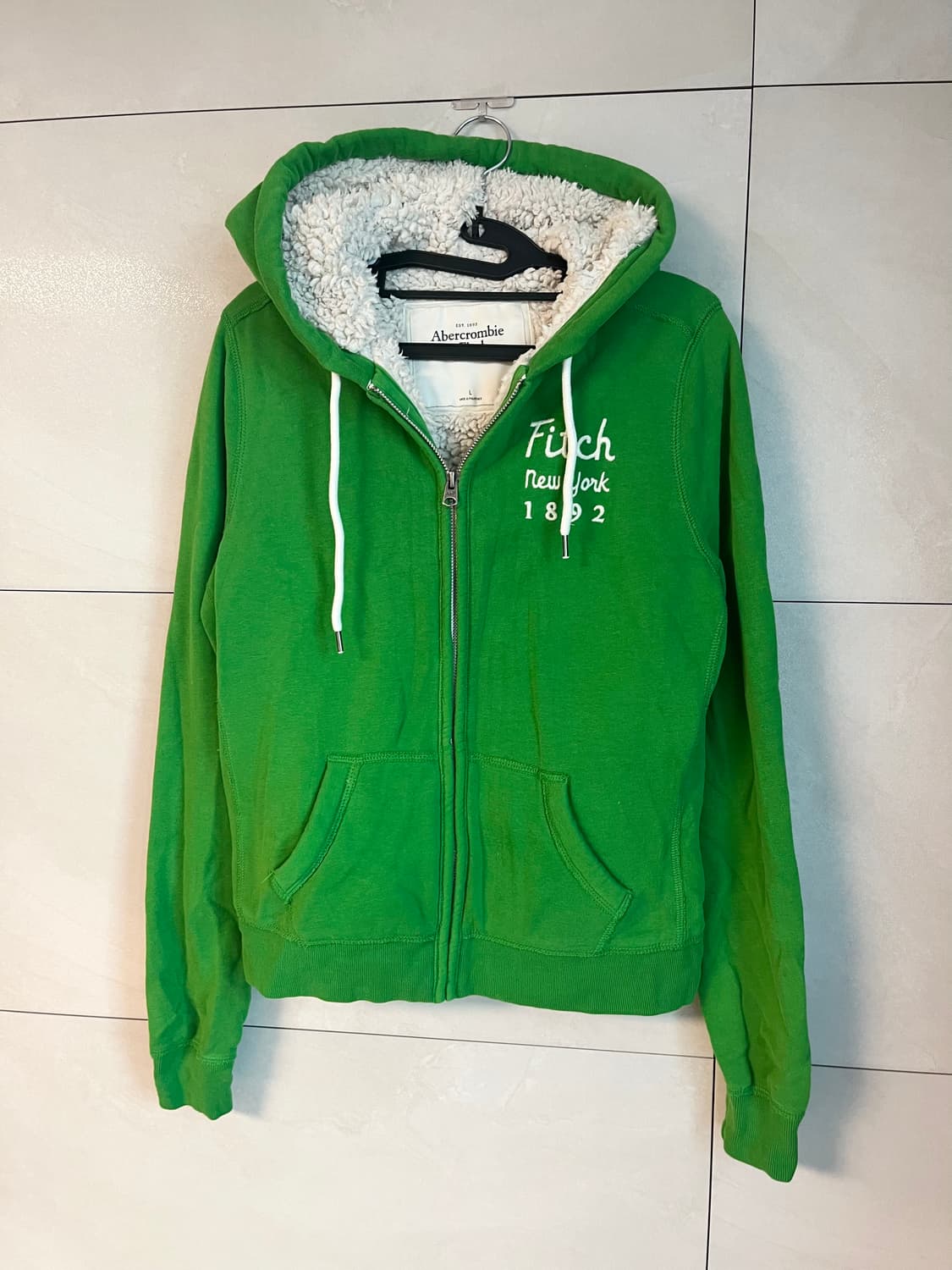 아베크롬비 양털 퍼 말차 후드집업 [L] 상품이미지3