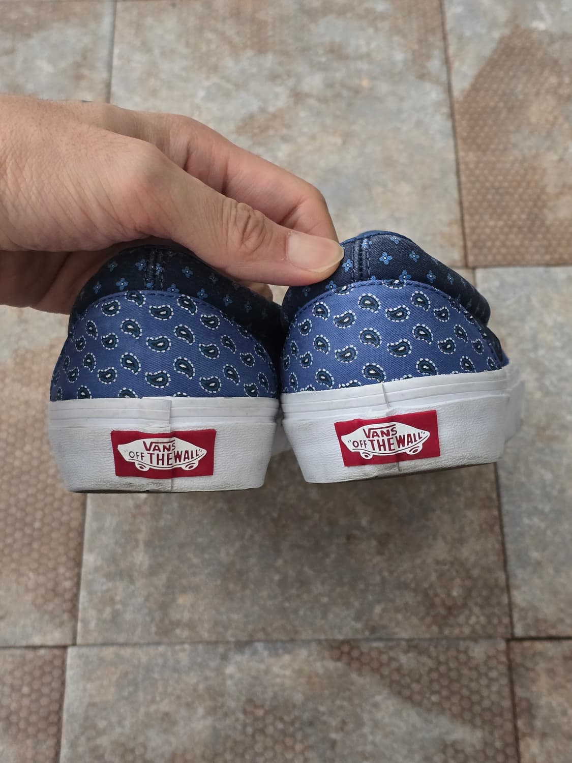 (235)반스 슬립온 타이 프린트 패치워크 상품이미지9