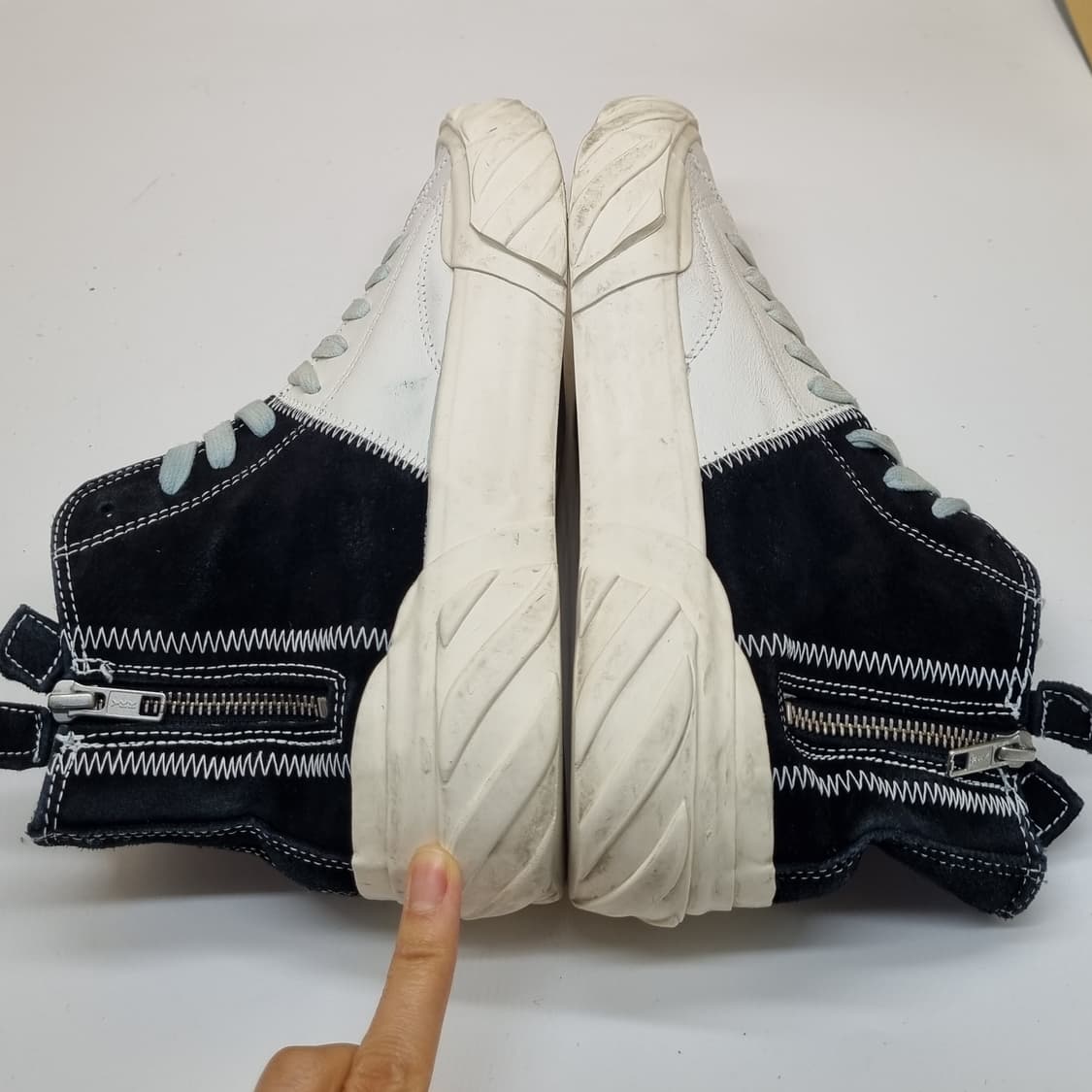 에이지 레더 스웨이드 남성하이탑270  상품이미지5