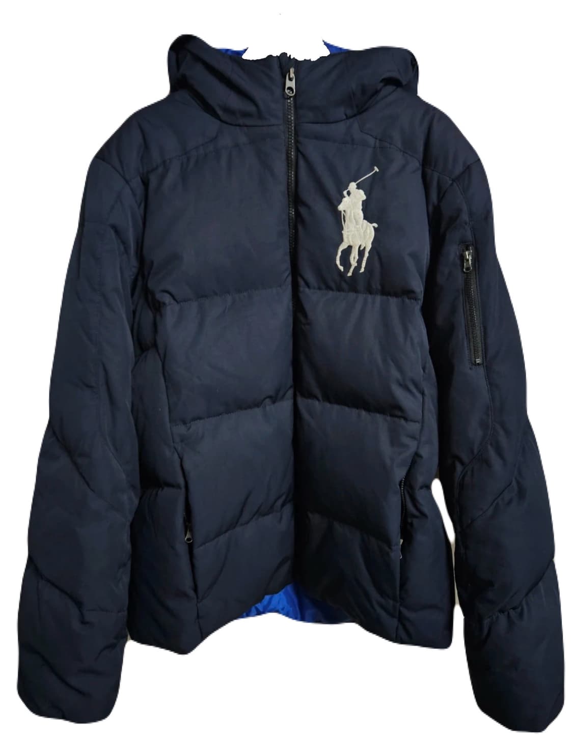 폴로 랄프로렌 네이비 빅포니 패딩 보이즈 XL 상품이미지1