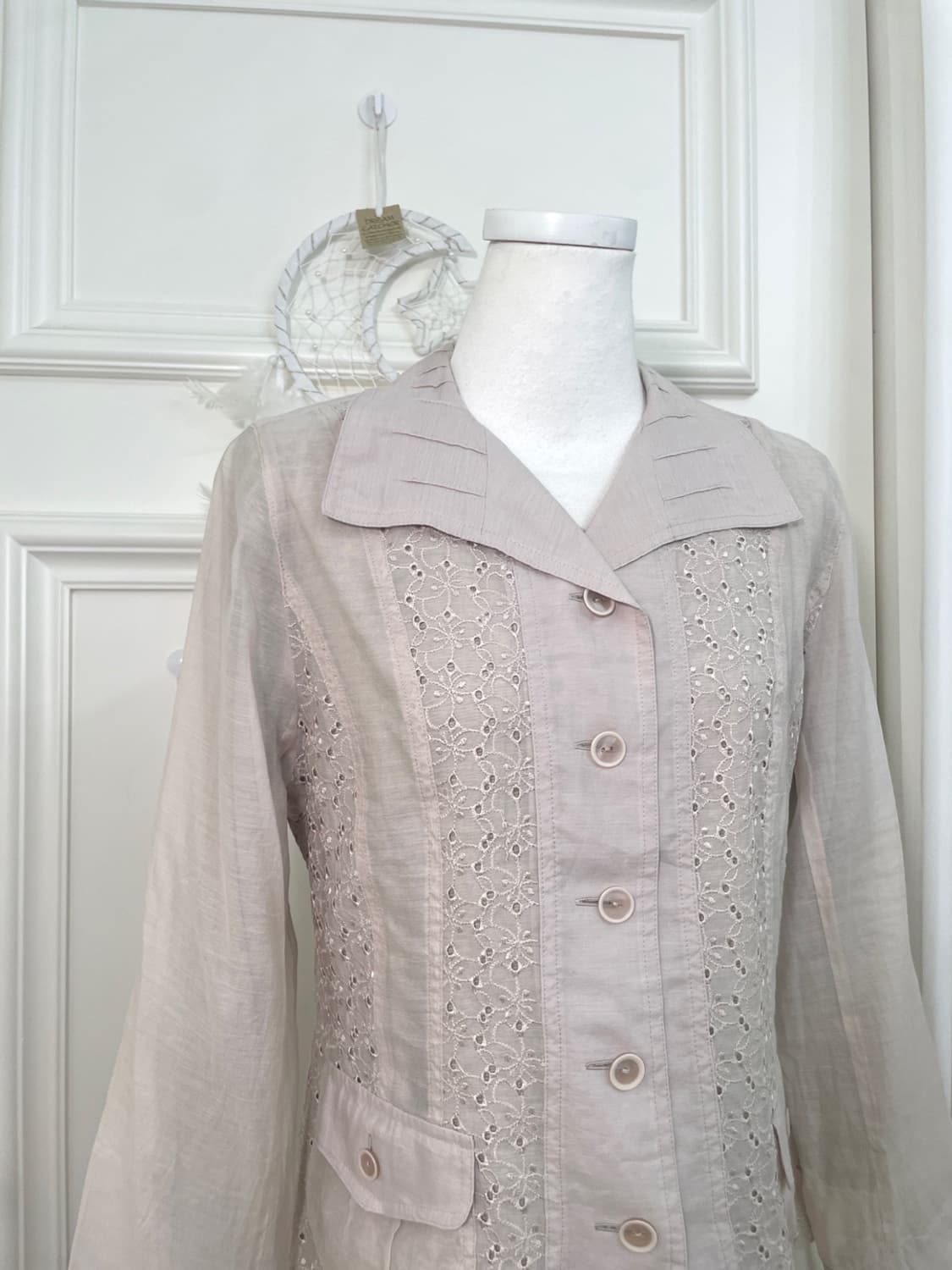 mute lavender lace summer jacket 상품이미지7