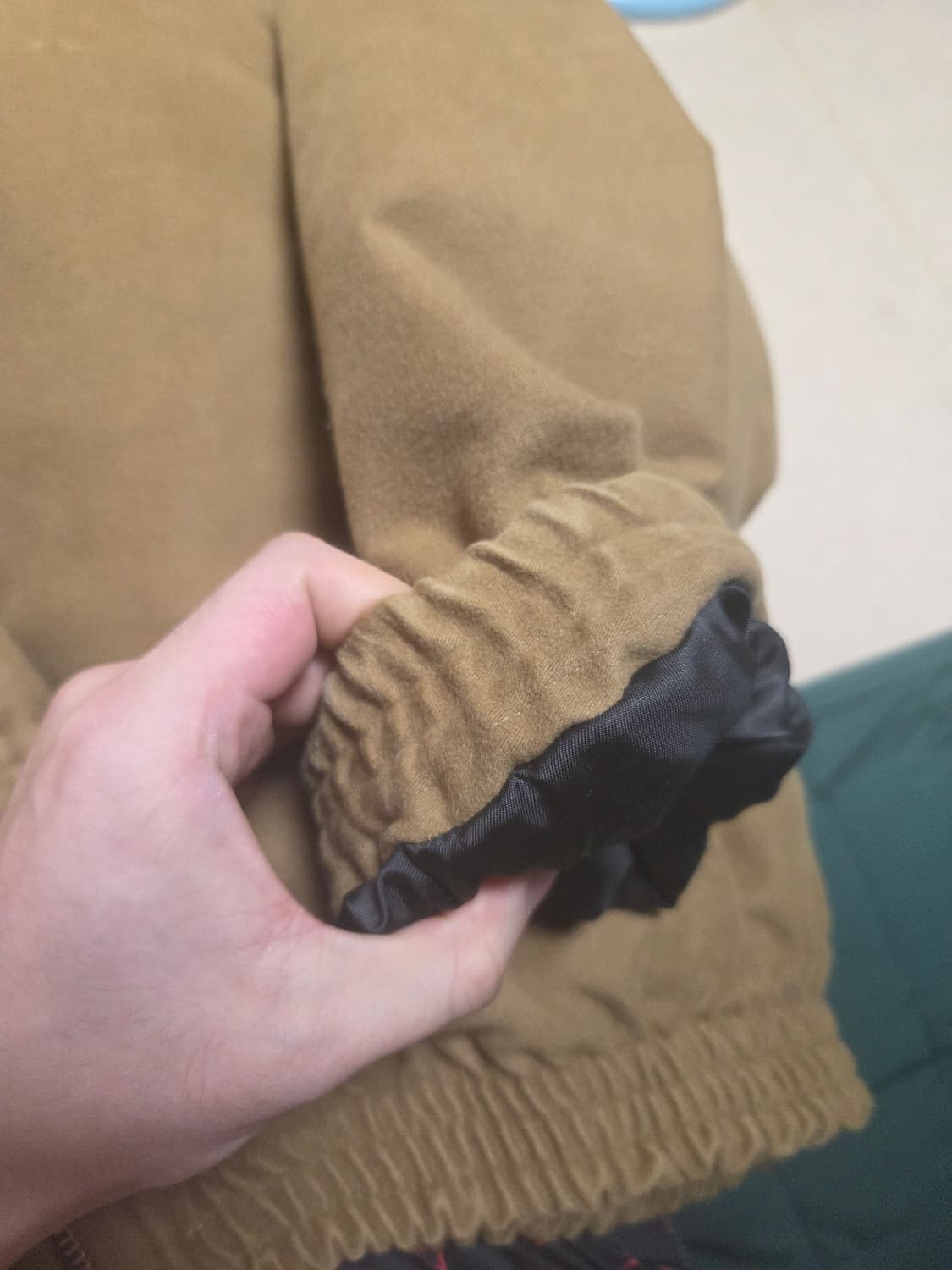 논노드 몰스킨봄버 카멜 상품이미지4