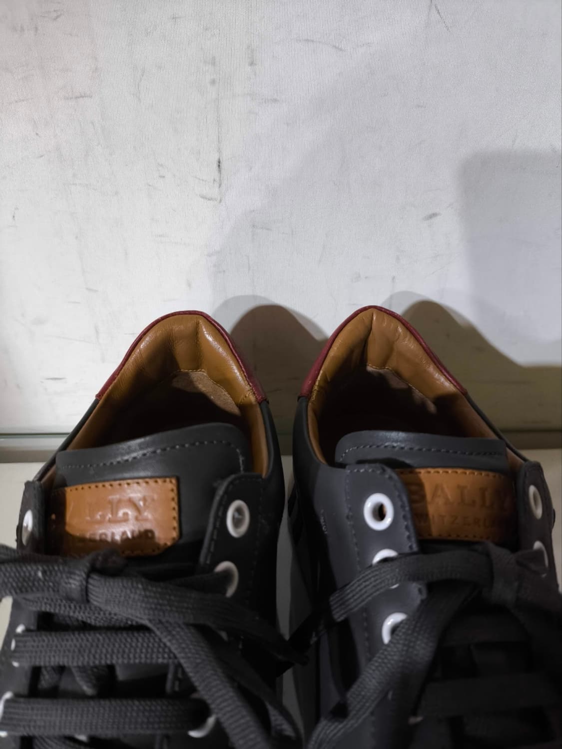 250mm 발리 애셔 아쉐르 칼프 가죽 스니커즈 진그레이 상품이미지4