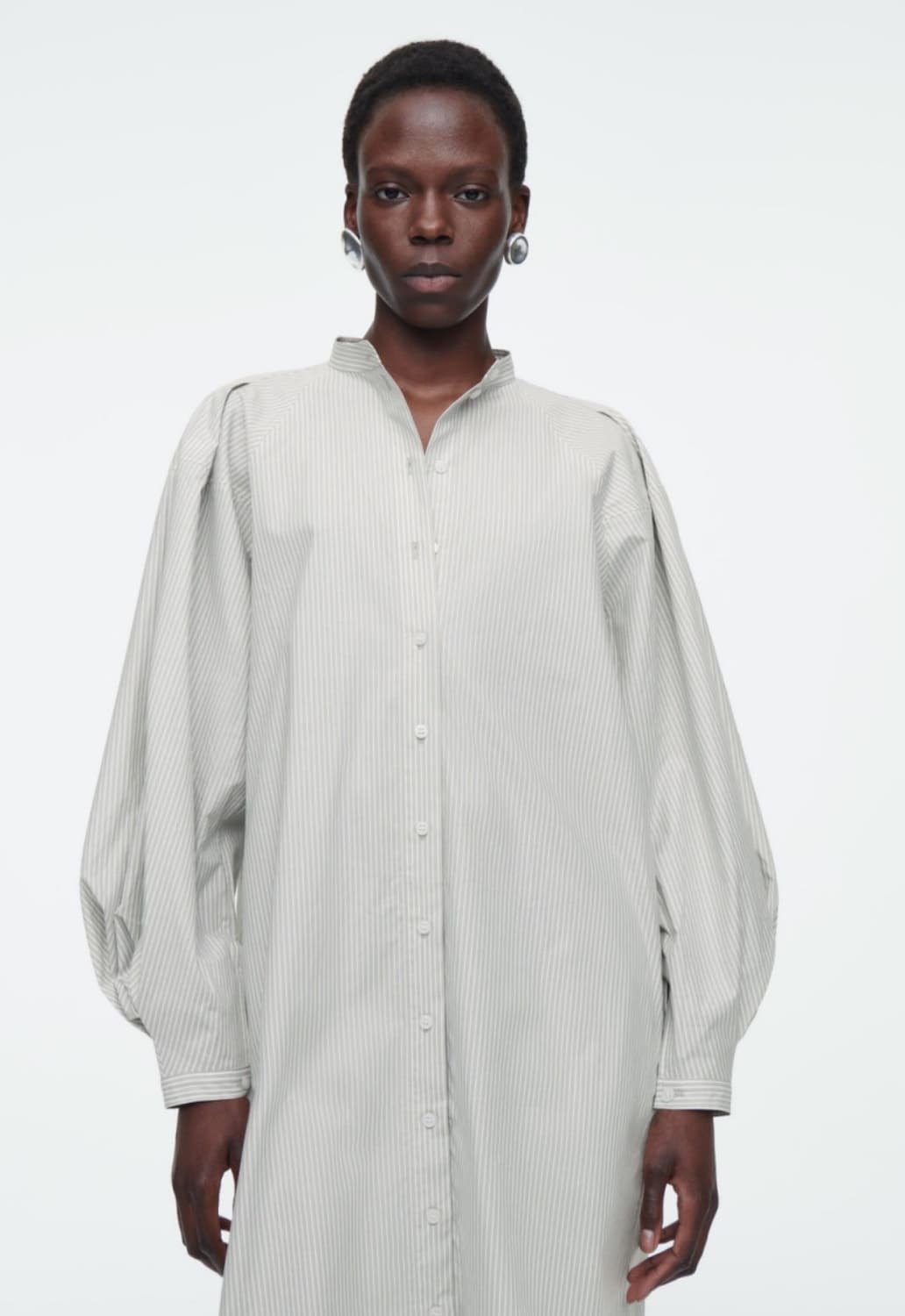 [새상품] COS 코스 셔츠원피스 38 상품이미지1