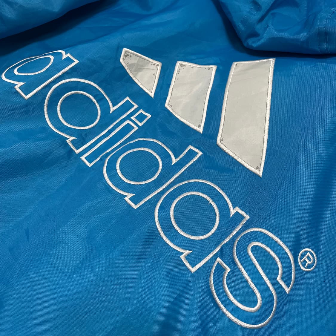 아디다스 올드스쿨 빅로고 바람막이 점퍼 XL/105 상품이미지2