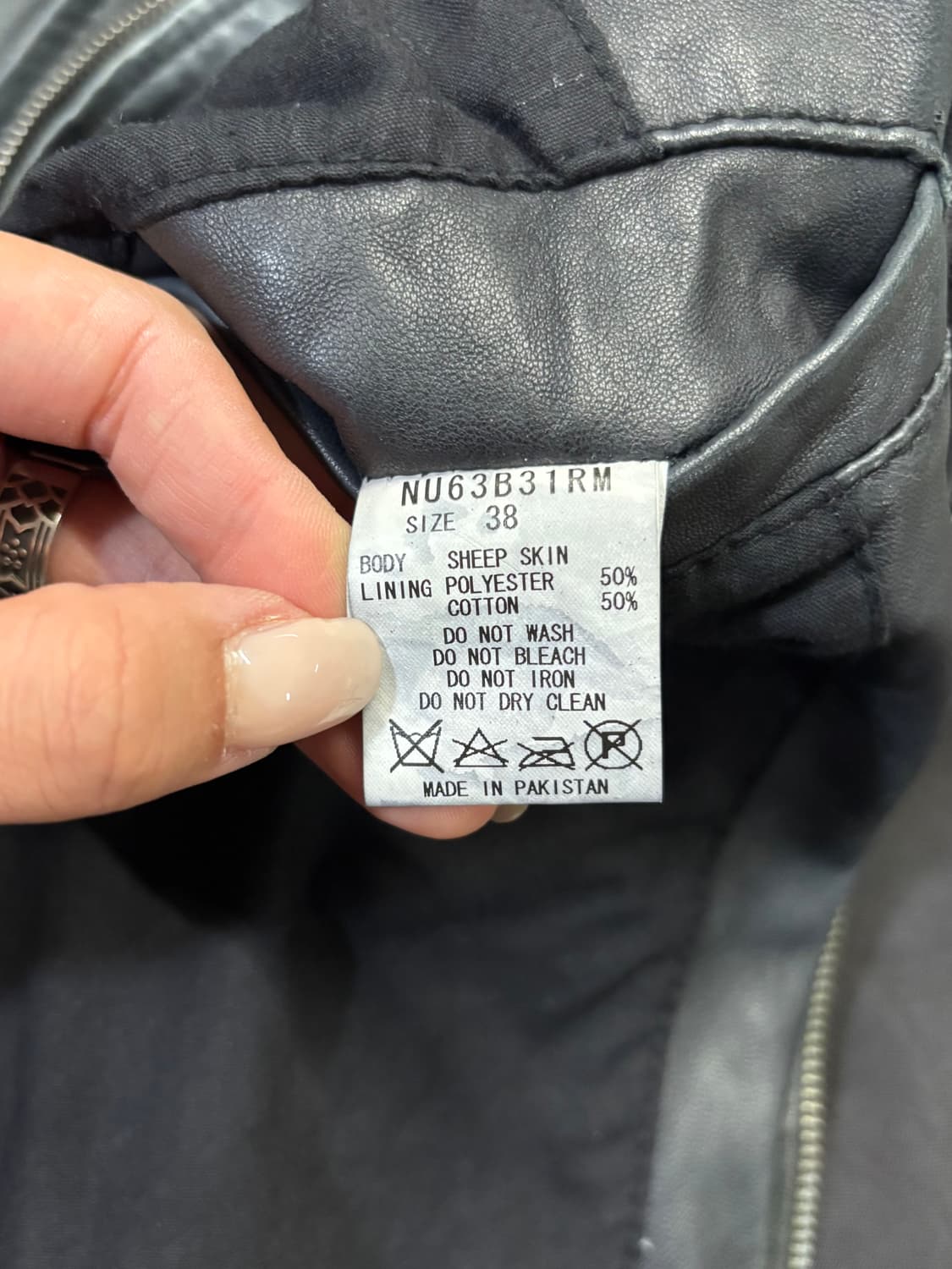 NANO UNIVRSE leather jacket 상품이미지8