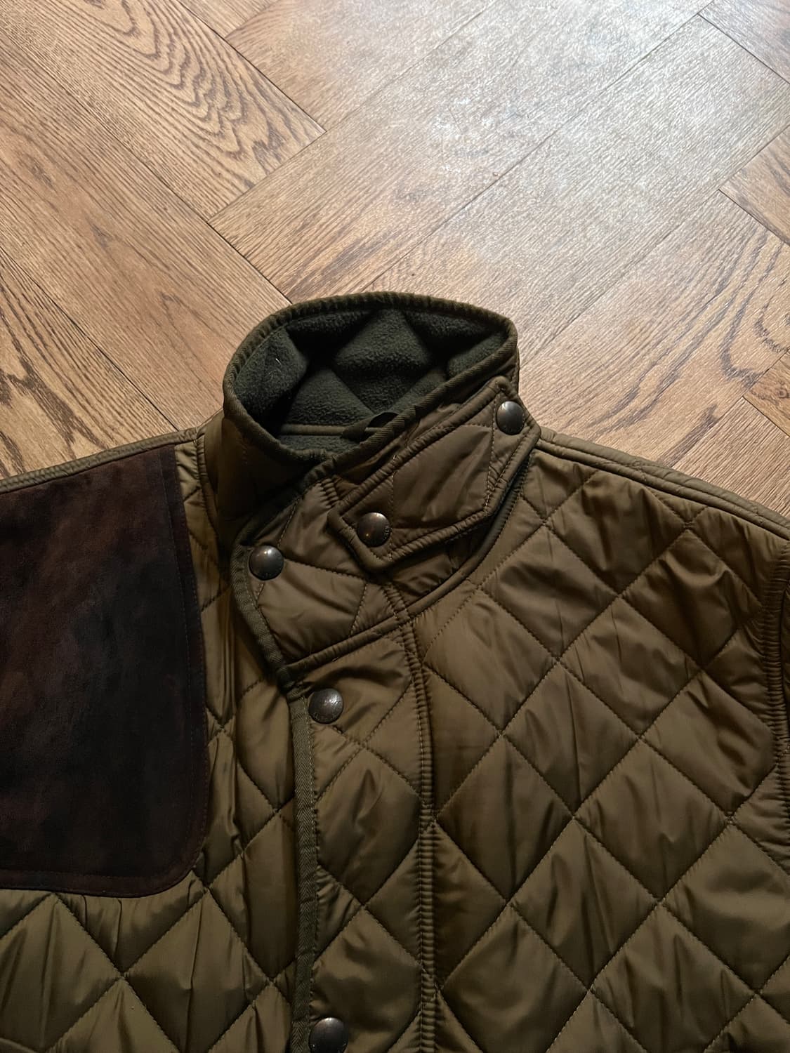 [L]폴로 랄프로렌 클래식 카키 퀼팅 헌팅 자켓 상품이미지3