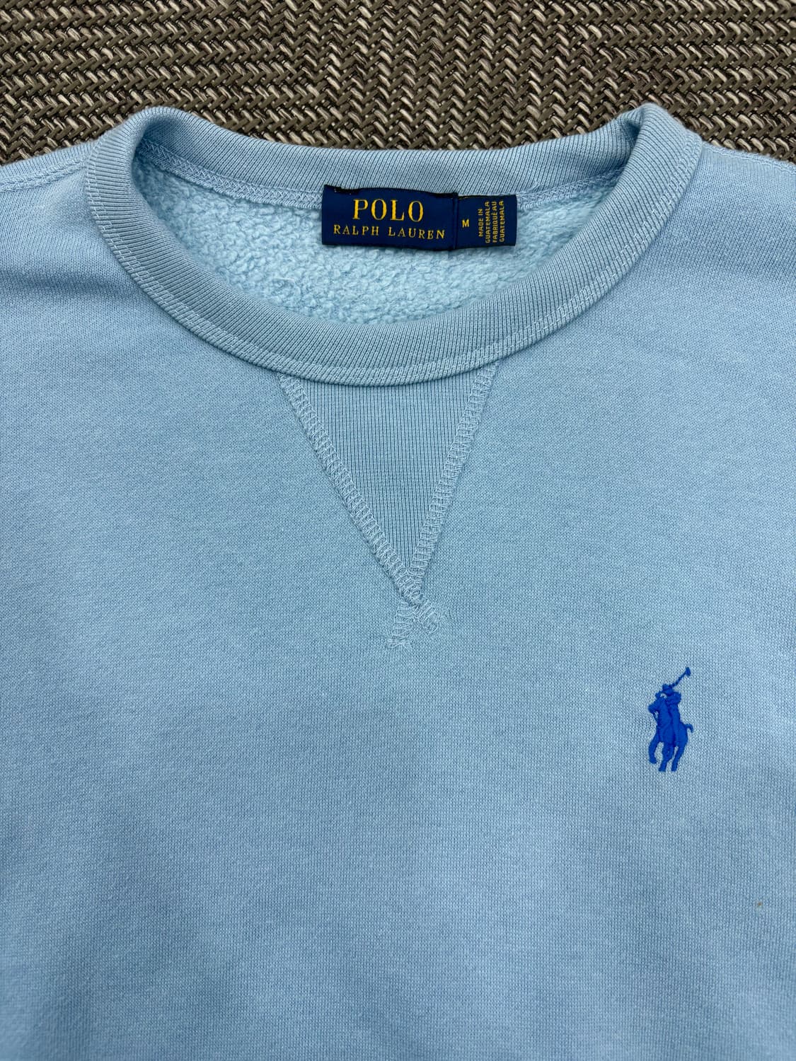 폴로 맨투맨 블루 상품이미지2