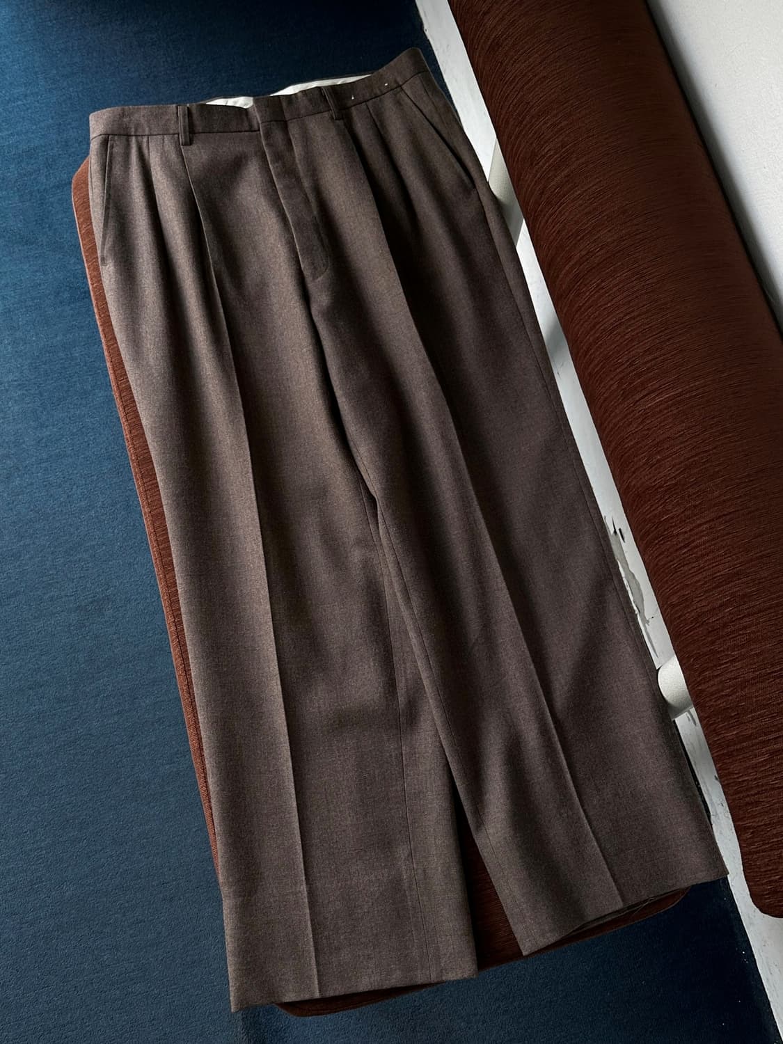 2 pleats straight wool slacks 상품이미지4