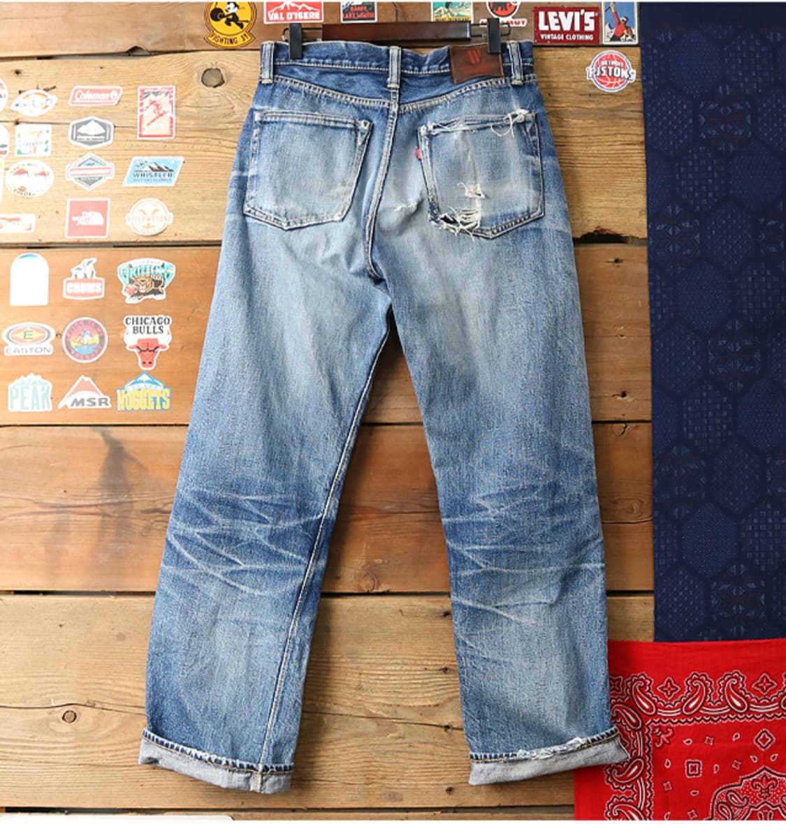 일본판 90s WAREHOUSE 웨어하우스 빈티지 셀비지 데님  29 상품이미지4