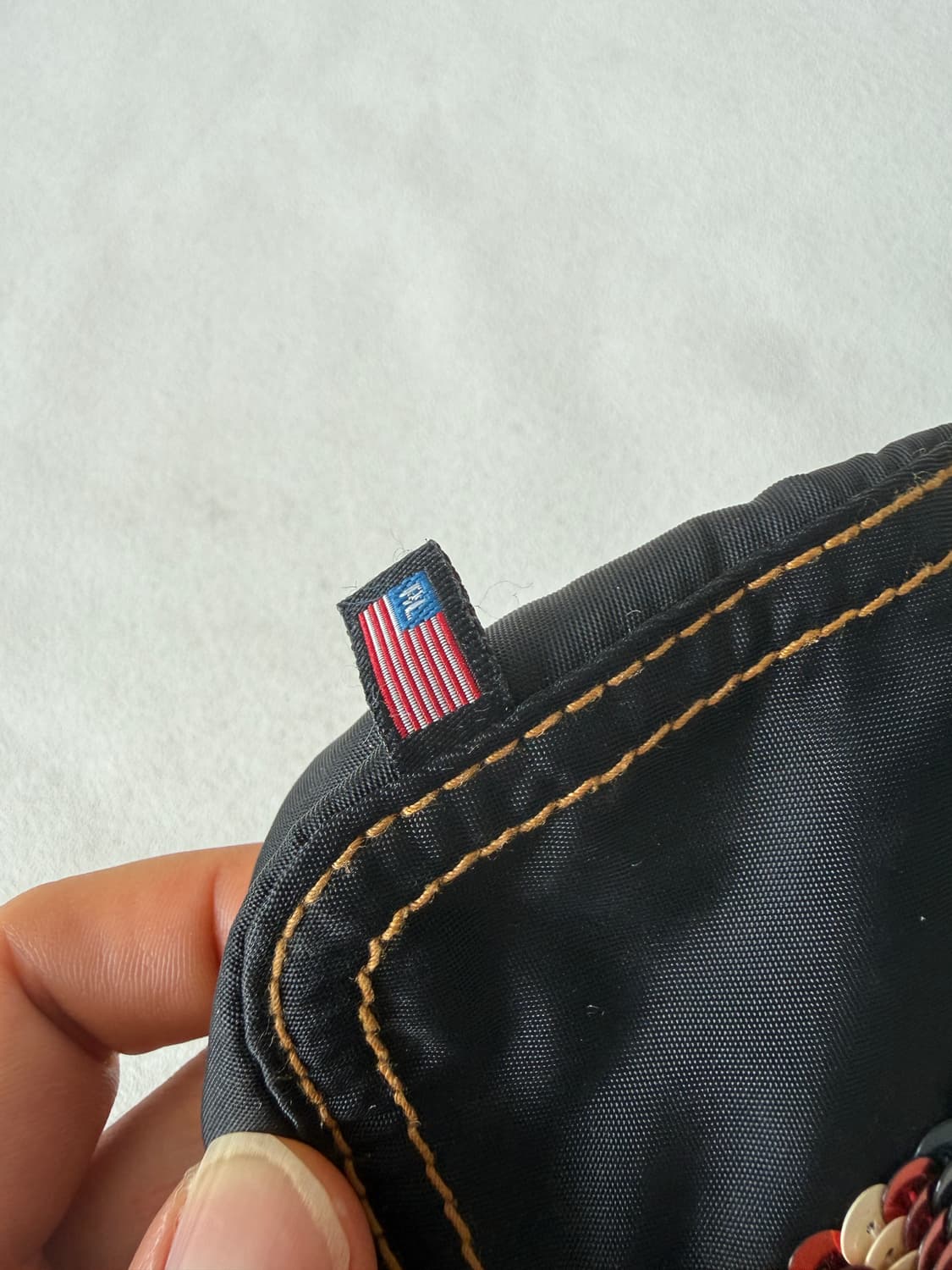 폴로 진스(POLO JEANS) 성조기 비즈 미니백 상품이미지6