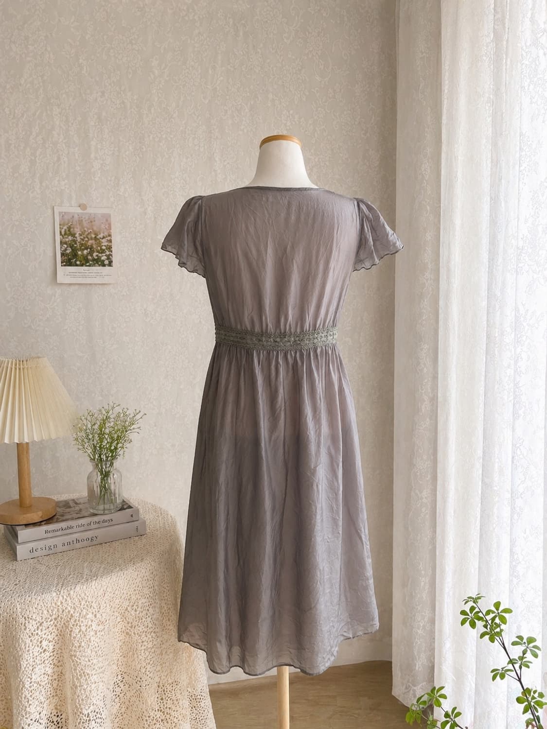 axes femme레이스 절개 원피스 상품이미지3