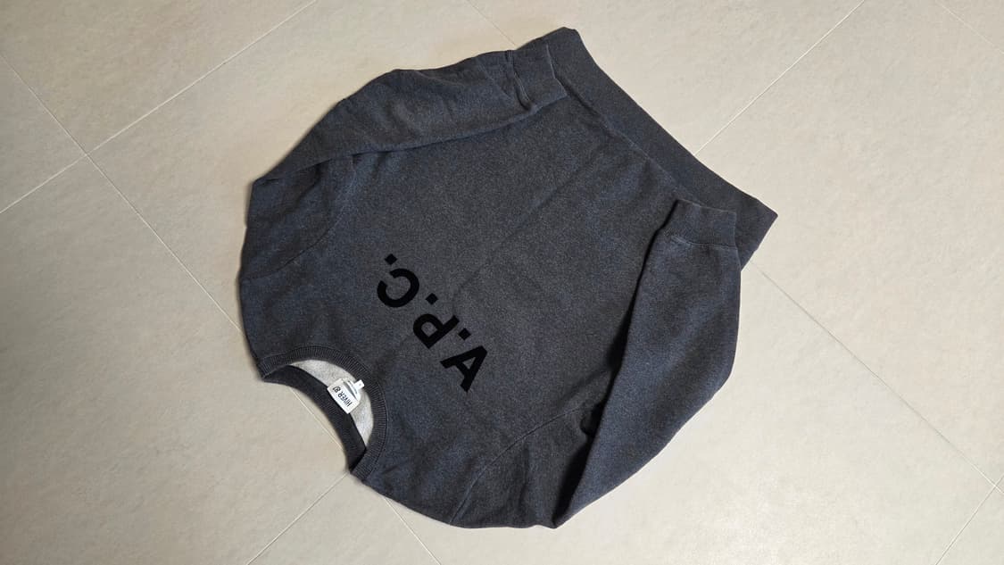 APC 아페쎄 30주년 HIVER 87 VPC 로고  맨투맨 상품이미지7