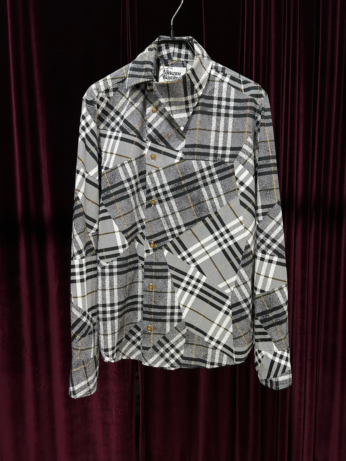 VIVIENNE WESTWOOD MAN nova check shirt 상품이미지4