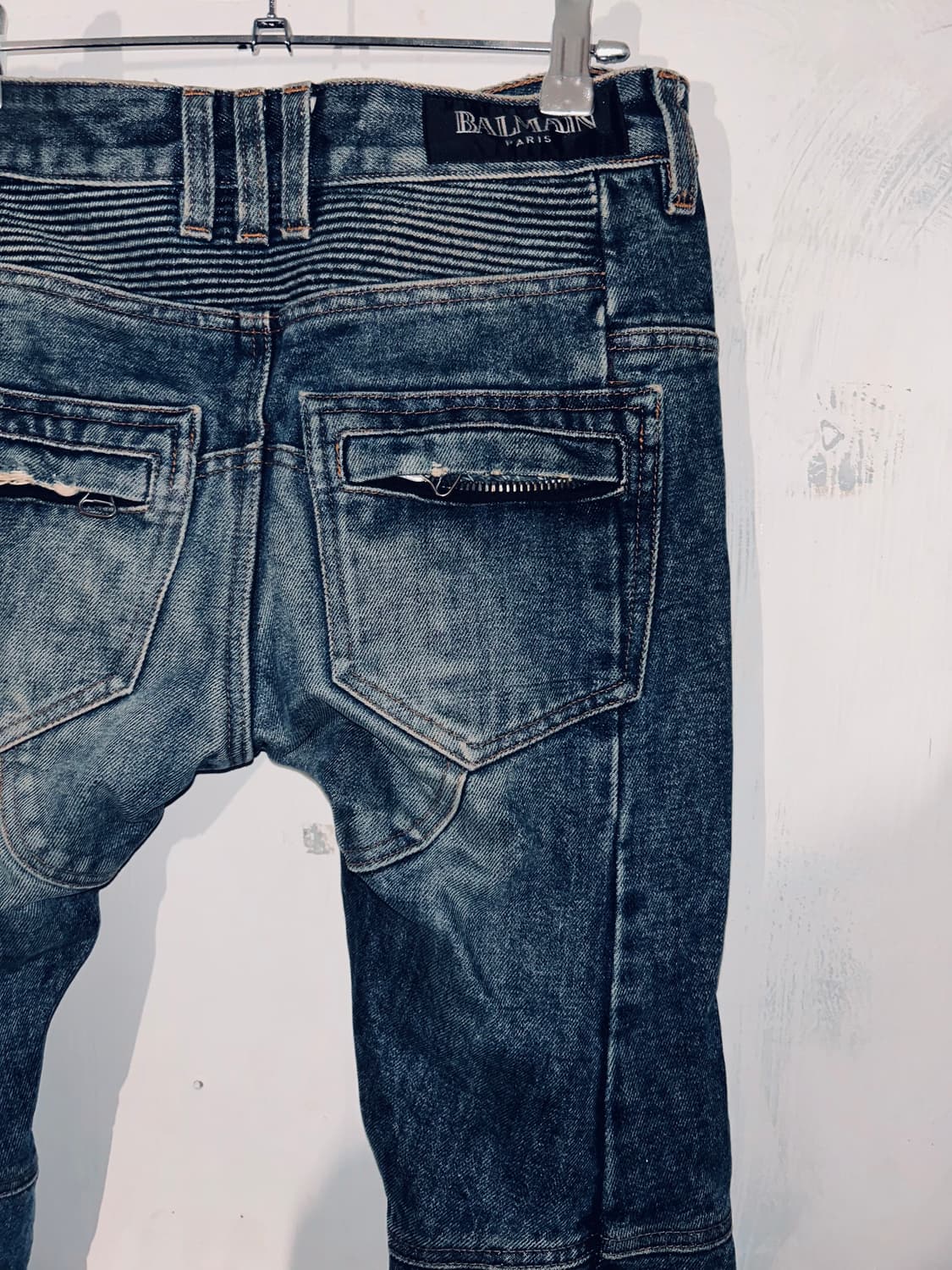 Balmain 발망 바이커 데님 팬츠 상품이미지4