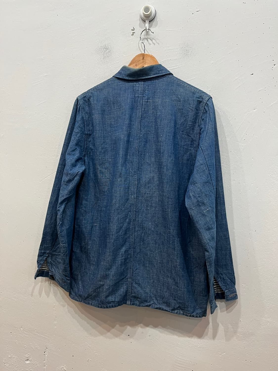 BLUE BLUE JAPAN 블루블루 헴프 커버올 자켓 MadeJAPAN 상품이미지6