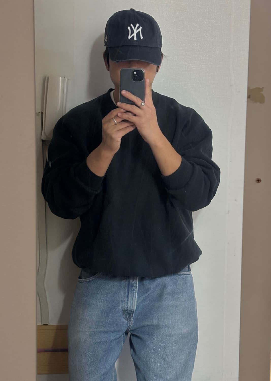 90s russell 러셀 블랙 스웻셔츠 usa 상품이미지4