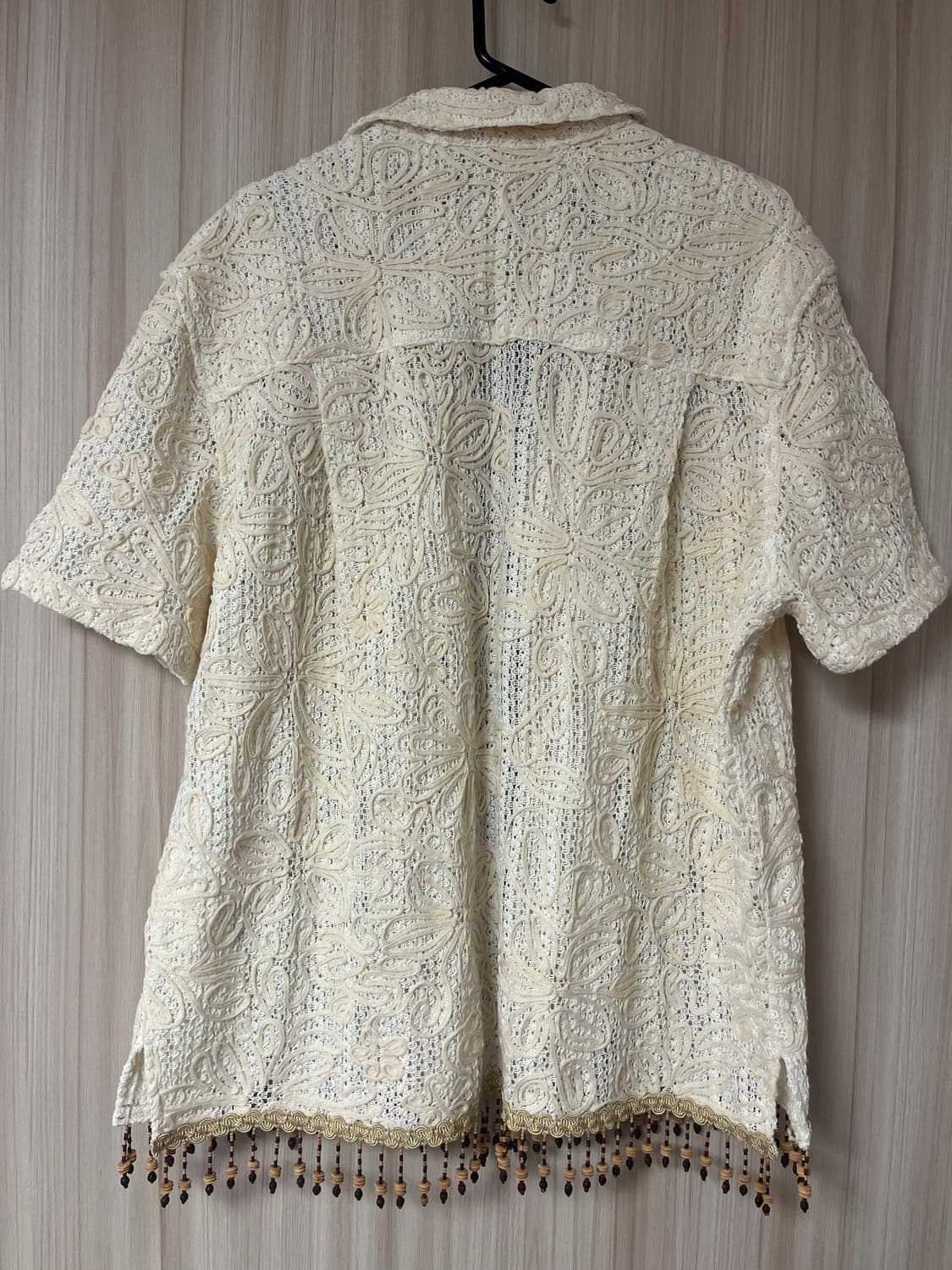 앤더슨벨 플라워 자카드 셔츠 ANDERSSON BELL 상품이미지2