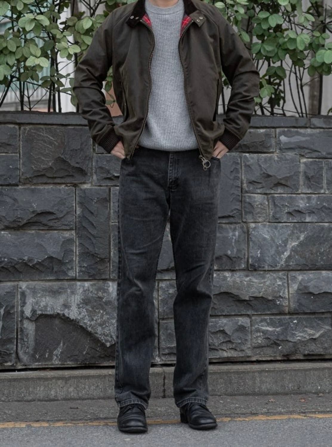 빈티지 Lee 흑청바지 레귤러핏 상품이미지3