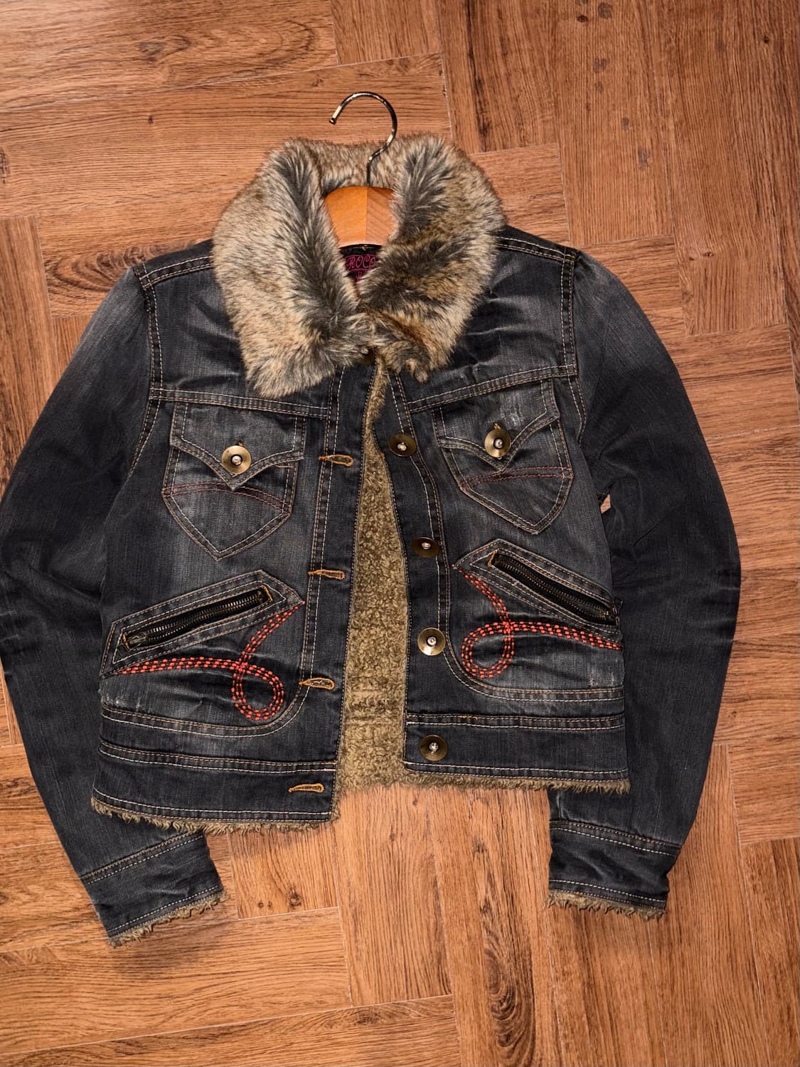 빈티지 스티치 디테일 쉐르파 상품이미지1