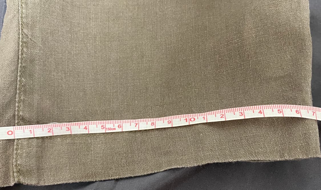 (XL)무인양품 무지 린넨 팬츠 카키 - 15,000 상품이미지7