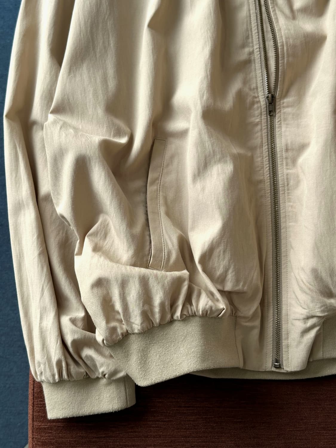 Super high gauge fabric MA-1 over jacket 상품이미지8