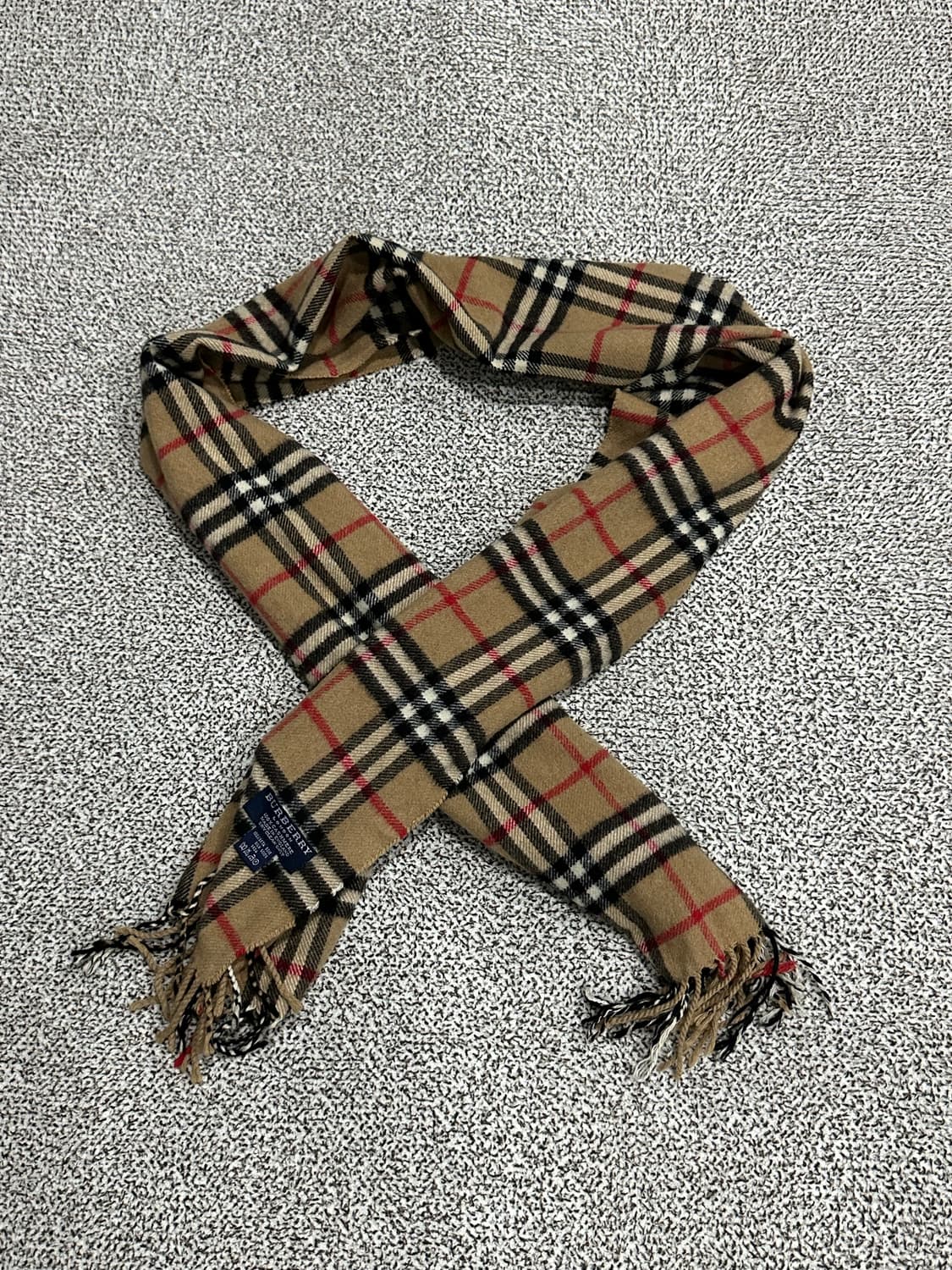 버버리 캐시미어 머플러 노바체크 상품이미지4
