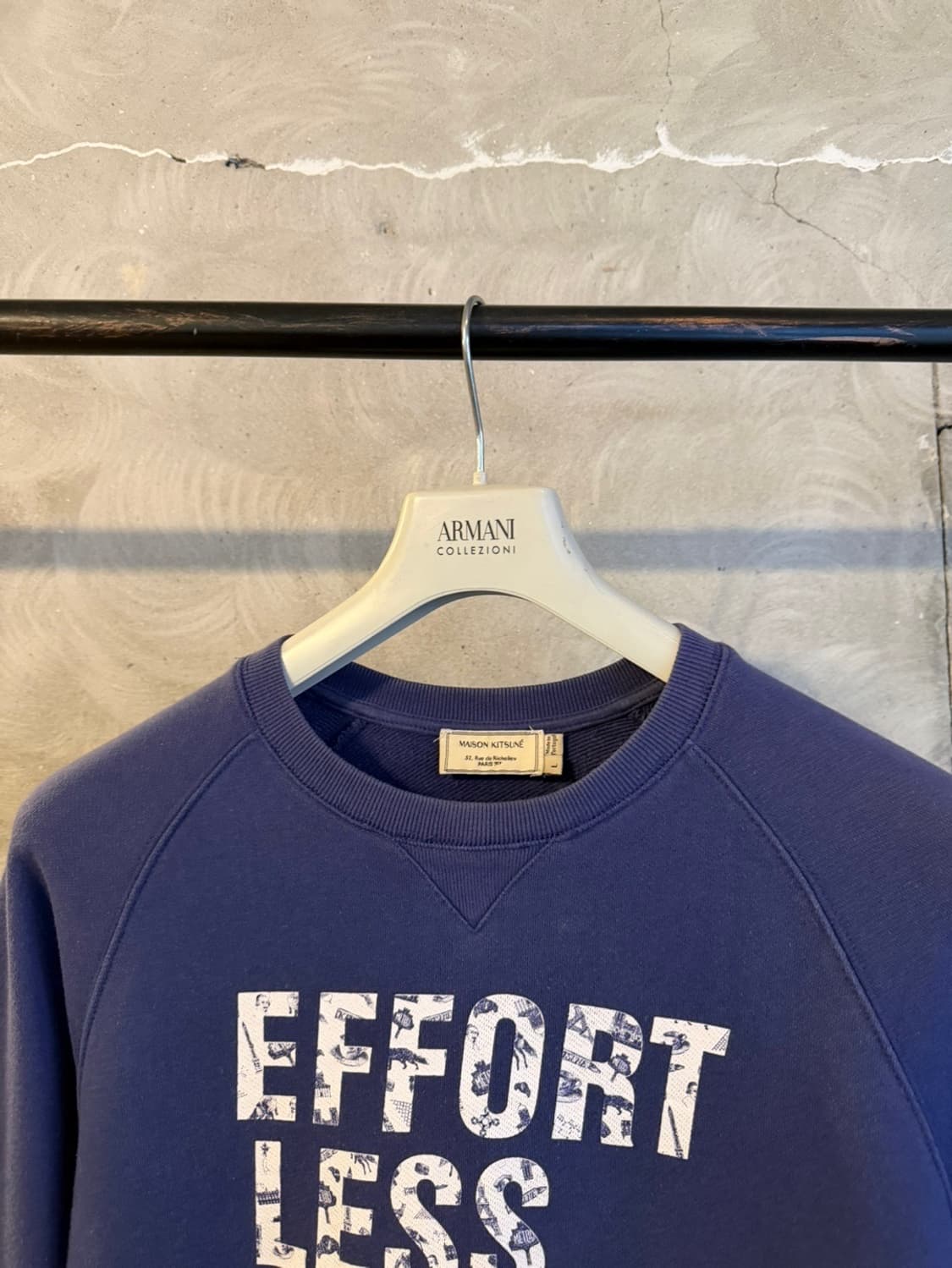 메종키츠네 레터링 맨투맨 66~77 상품이미지3