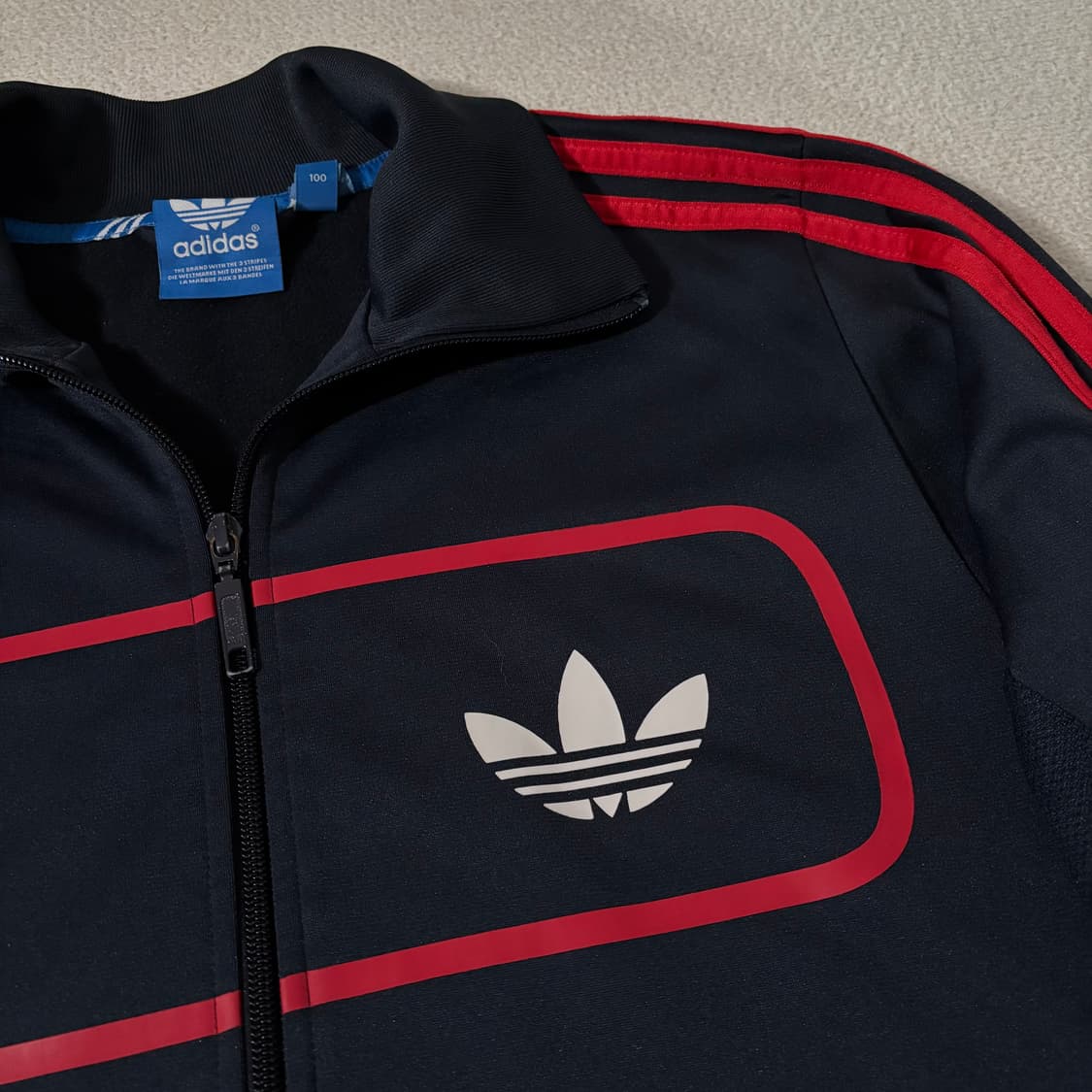 아디다스 파이어버드 스트릿다이버 네이비 레드포인트 져지 상품이미지3