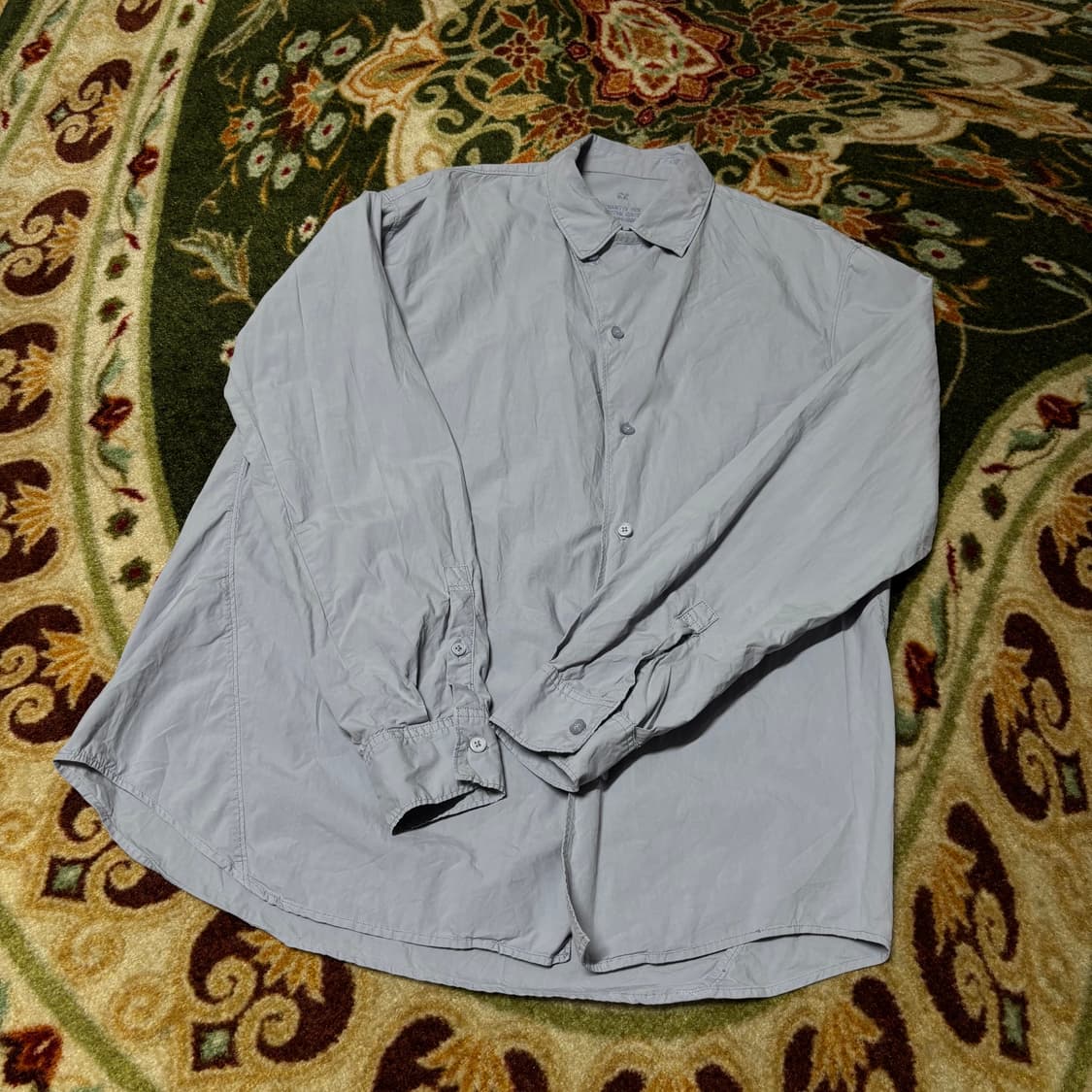 Nouvmaree Garment Dyed curved shirt (M) 상품이미지1