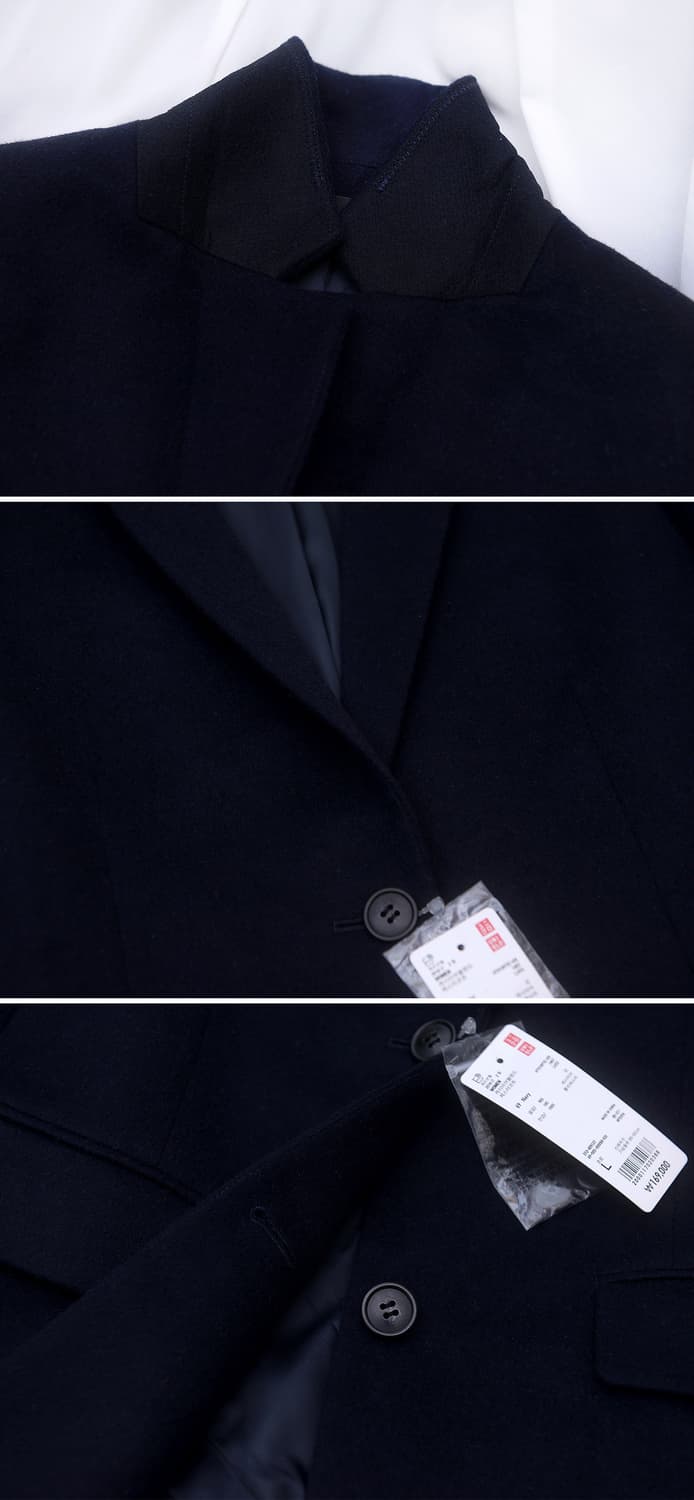 미착용) 유니클로 캐시미어 클래식 체스터 코트 자켓 (L / 90-95) 상품이미지9
