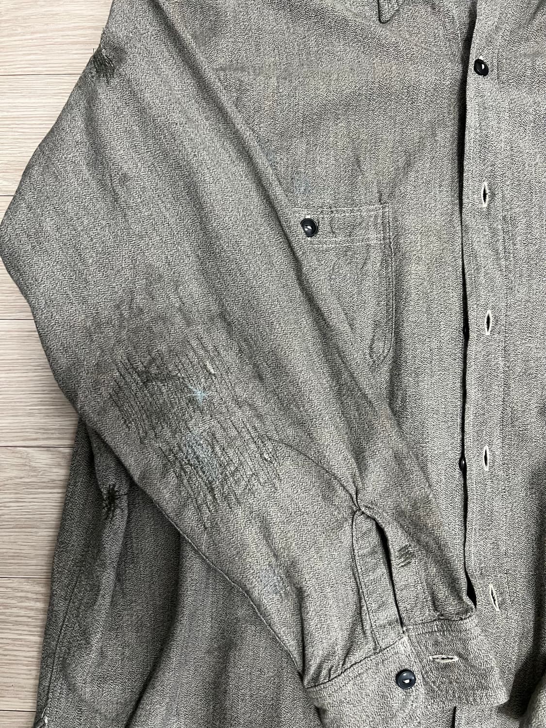 바우와우 프리즈너 샴브레이 셔츠 XL 상품이미지3