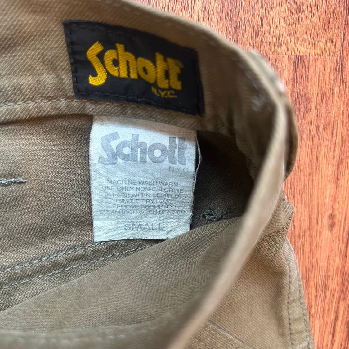 [S]SCHOTT 쇼트 퍼티그 카고 팬츠 상품이미지5