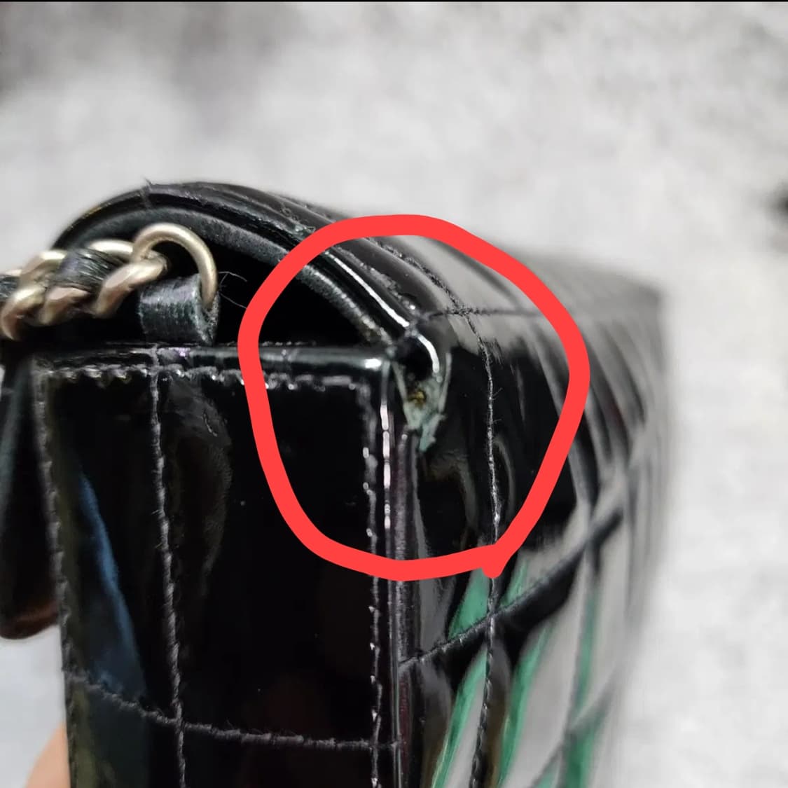 샤넬 초코바 페이던트 숄더백 상품이미지5