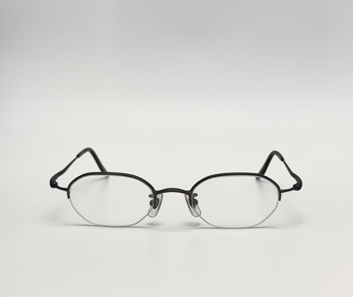 일본 빈티지 반무테 안경 상품이미지2