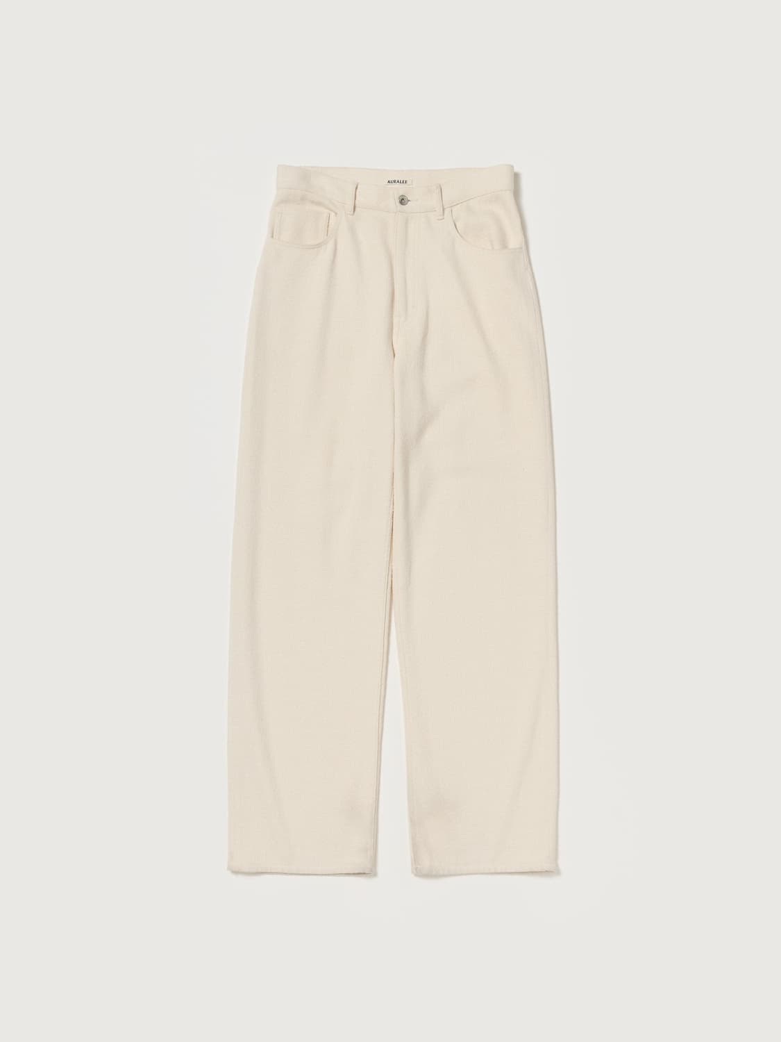 [4] AURALEE 오라리 실크 넵 데님 5P 와이드 팬츠 상품이미지1