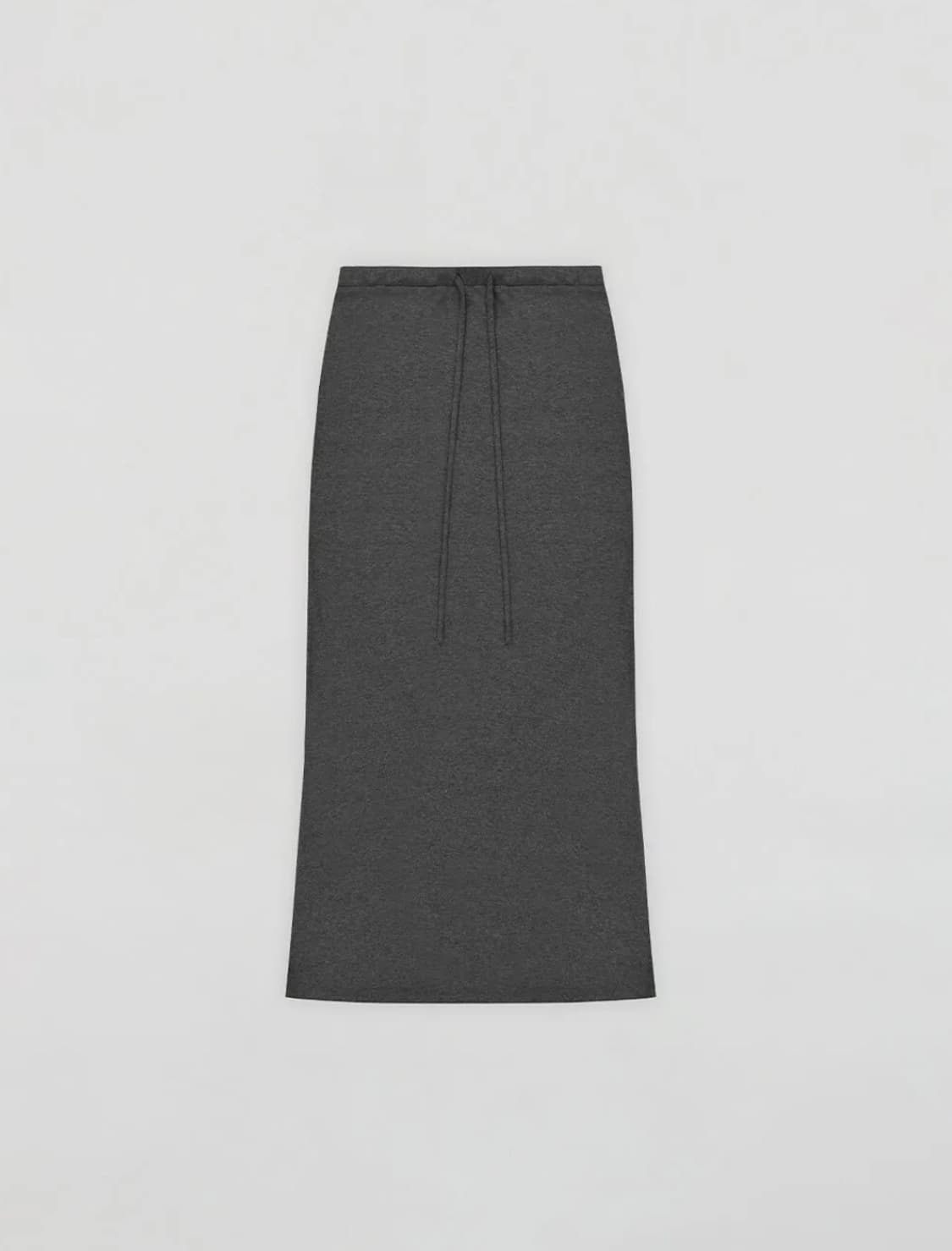 로우타이드 실키 맥시 스커트 (차콜) 상품이미지2