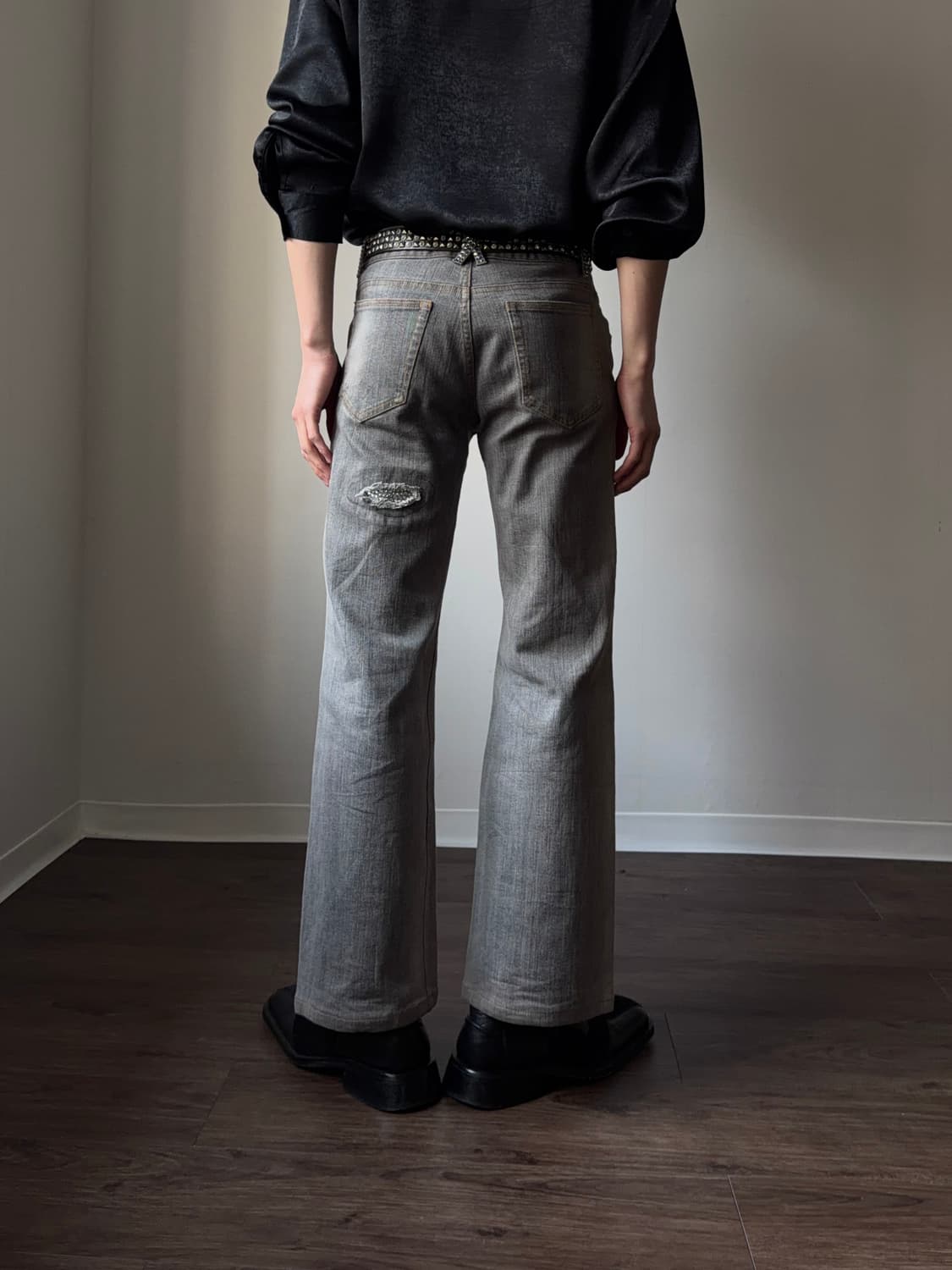 Dual View 비즈 리페어 슬림 플레어 진 상품이미지5