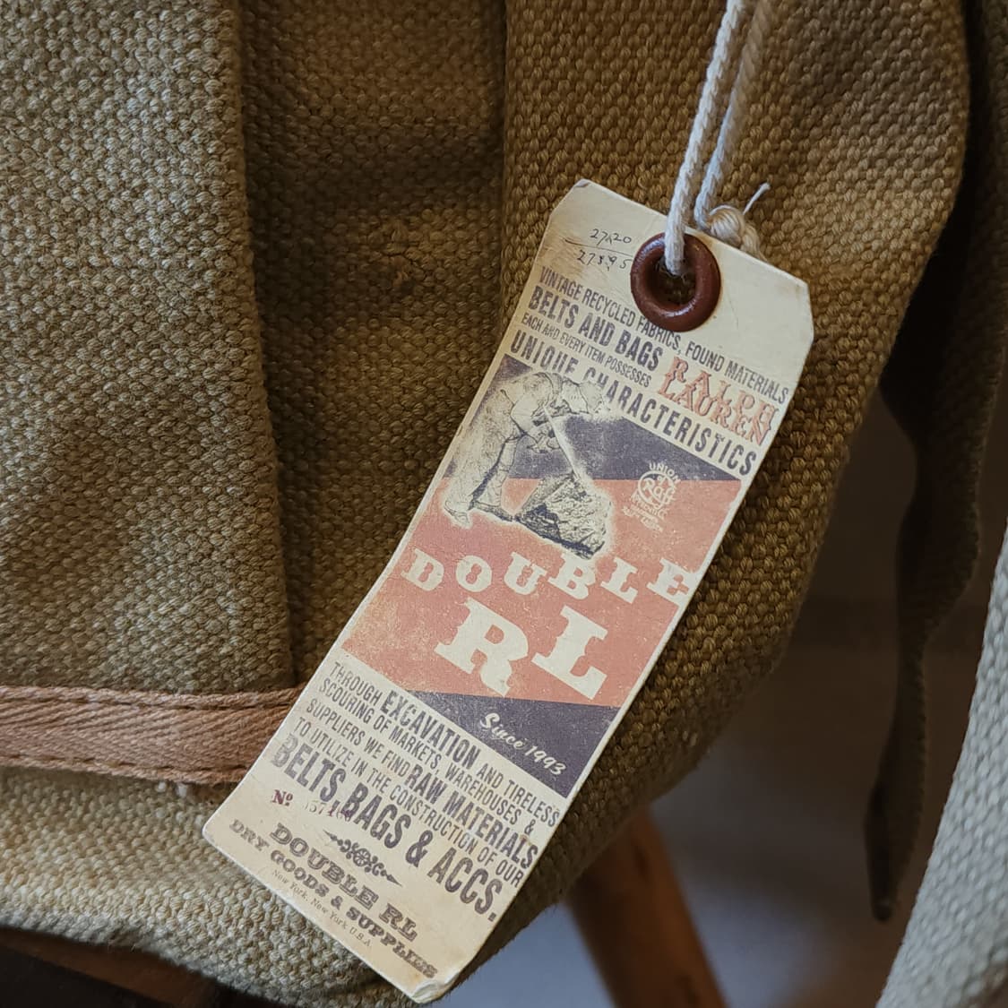 더블알엘 메신져백 햄프 캔버스 밀리터리 브리프케이스 usa 메이드 상품이미지7