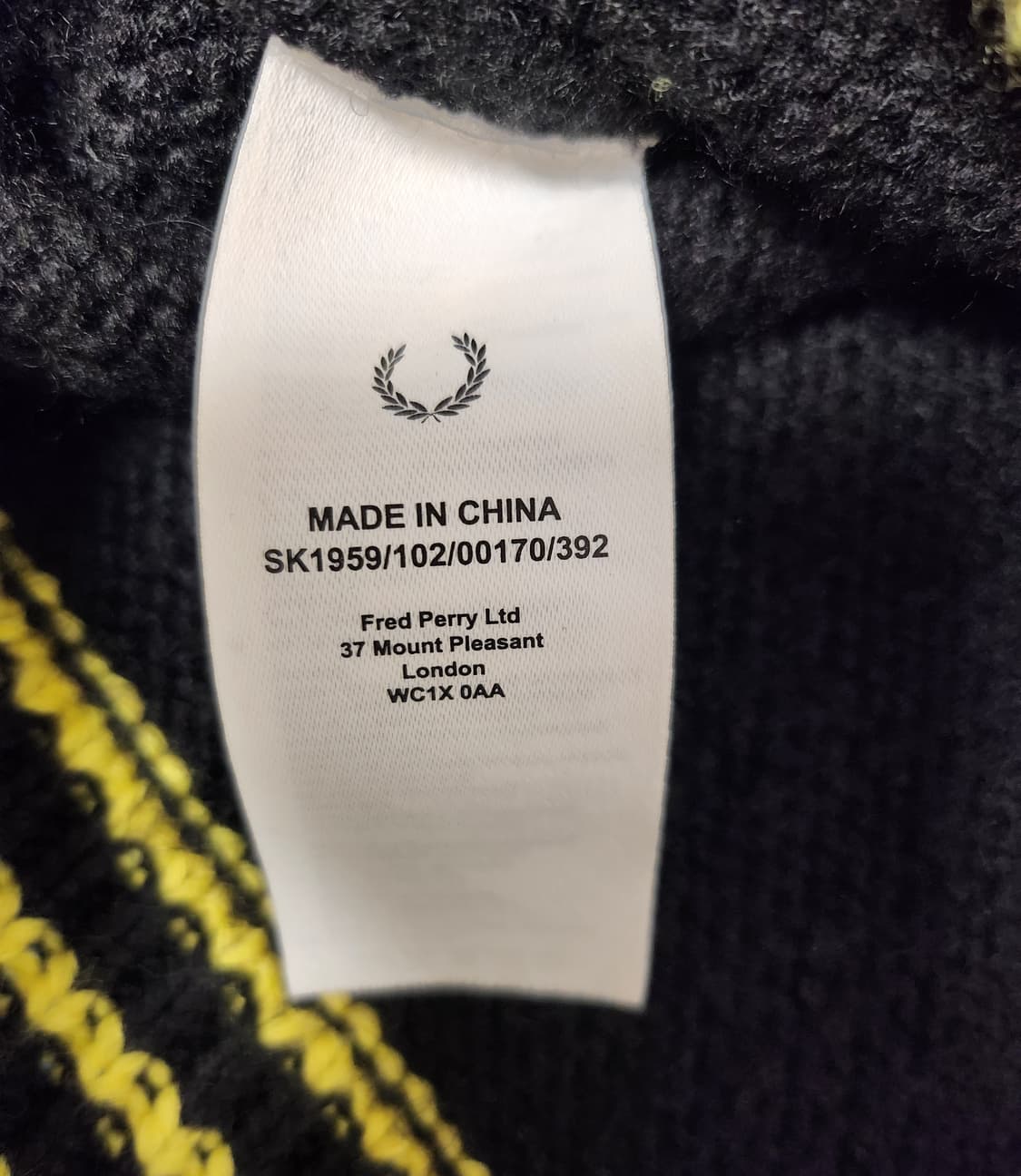 라프시몬스RAF SIMONSx프레드페리FRED PERRY/니트베스트/ 상품이미지6