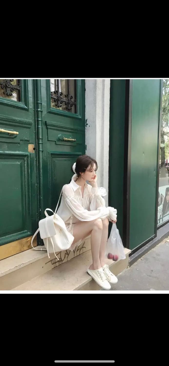 택O 라벨르블랑 아이보리 데일리 백팩 상품이미지2