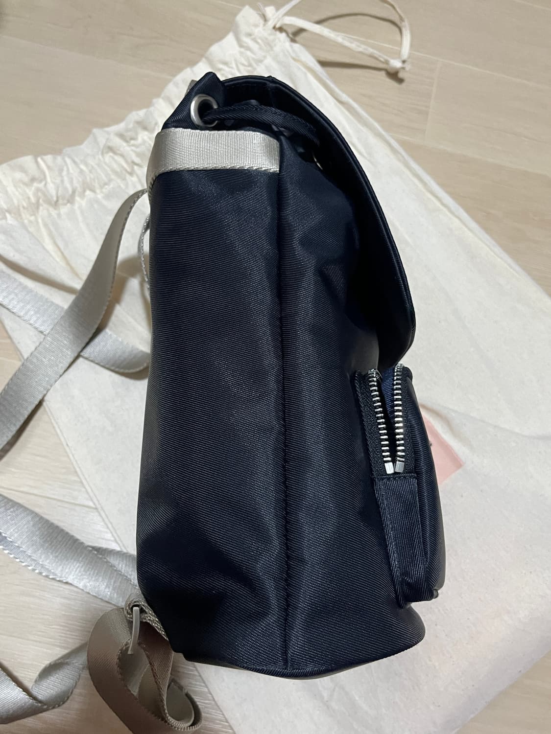 미닛뮤트 클로백팩 믹스블랙 상품이미지6