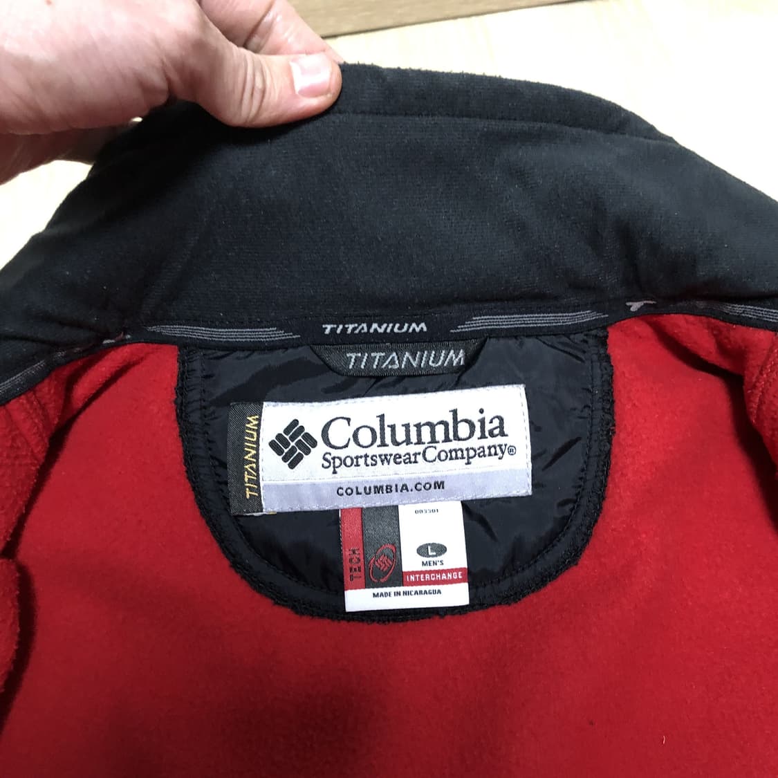 (L) 콜롬비아 Columbia 티타늄 플리스 자켓 레드 상품이미지4