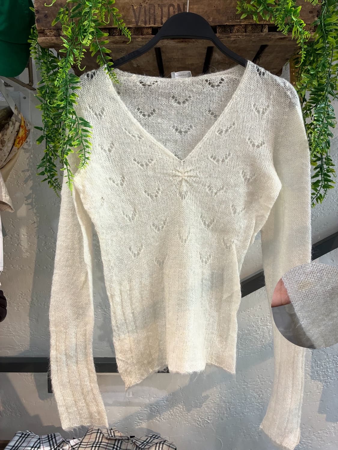 빈티지 소라 그레이 플라워 코디세트  상품이미지4