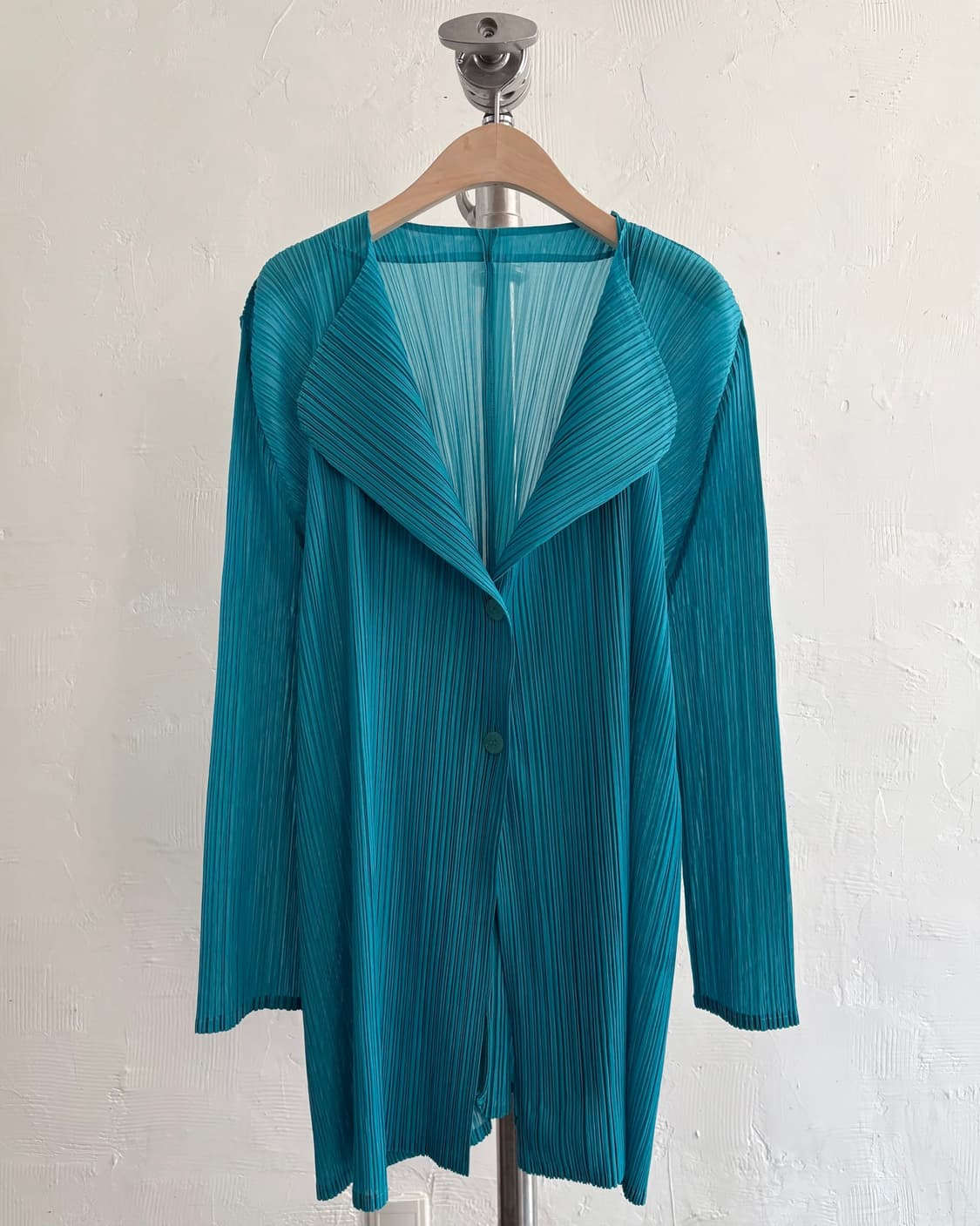 PLEATS PLEASE 플리츠플리즈 민트컬러 플리츠 가디건 상품이미지1
