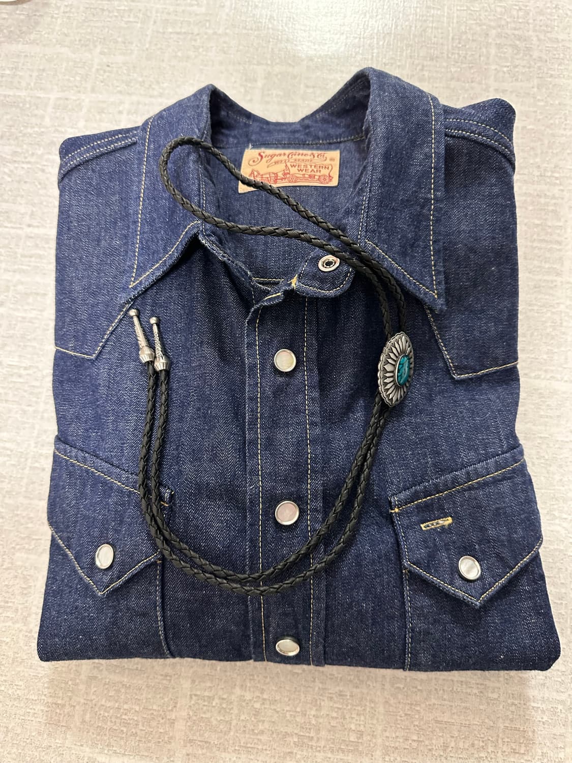 [sugar cane]슈가케인 데님 웨스턴셔츠 상품이미지1