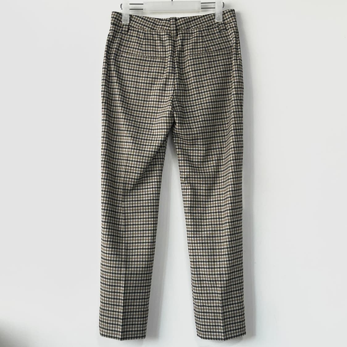 브루넬로 쿠치넬리 체크 울 캐시 크롭 팬츠 상품이미지4