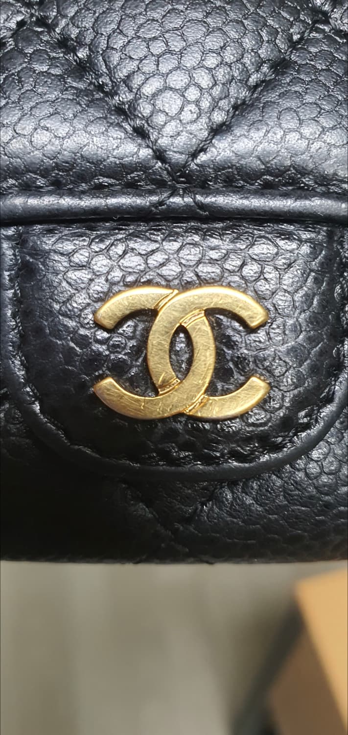 샤넬 캐비어 클똑 지갑/카드지갑 정품S급(감정O) 상품이미지4