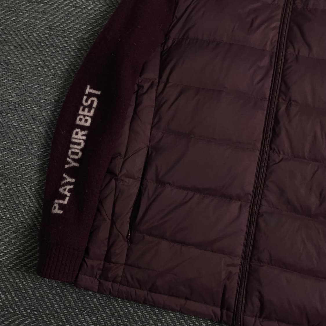 PING 핑 빅로고 니트 다운 점퍼 패딩y 3869 상품이미지4